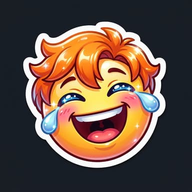 Sticker Haha with cry